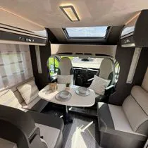 soggiorno del camper