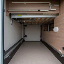 garage of the camper