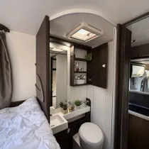 bathroom of the camper