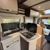 kitchen of the van