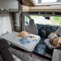 livingroom of the camper
