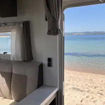 livingroom of the camper