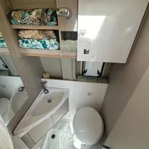 bathroom with shower and wc