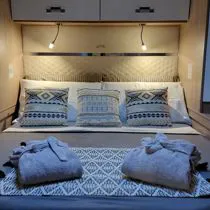 bedroom with led and atmosphere
