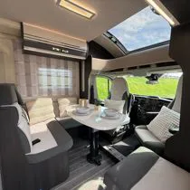 soggiorno del camper
